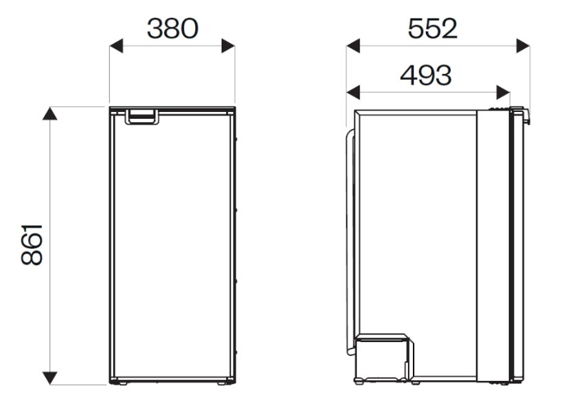 INDEL B Cruise 86L Refrigerator
