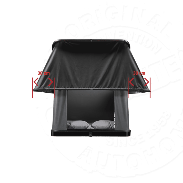 Tente de toit AUTOHOME Columbus Variant Small Black Storm X-Long