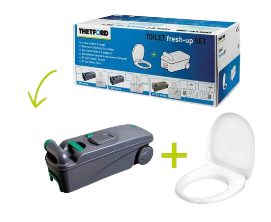 Kit para renovar el WC fijo químico de cassette THETFORD FreshUp C400