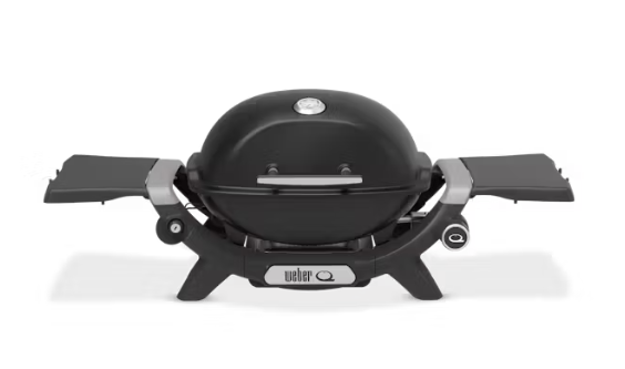 Barbacoa de gas Q 1200N con mesas laterales
