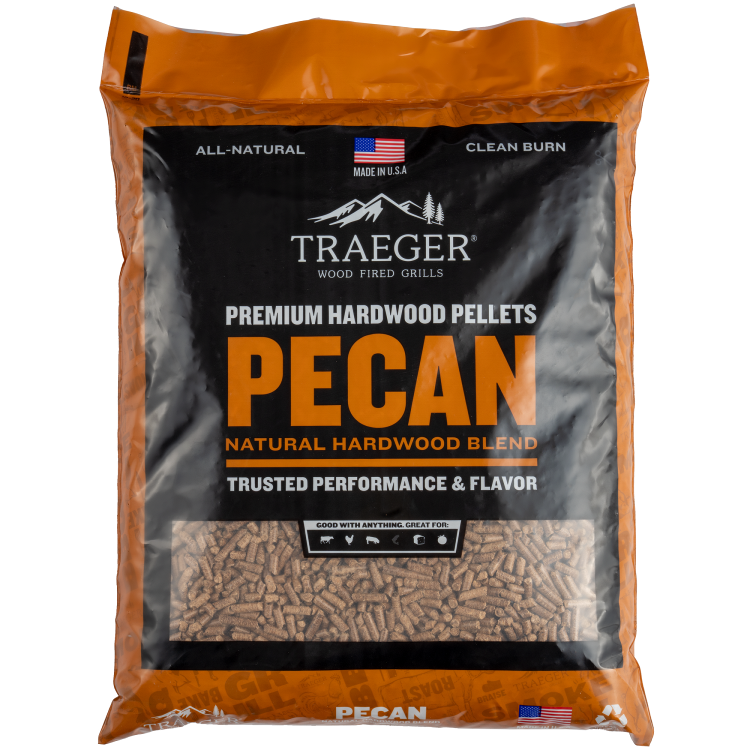 Pèl·lets de fusta TRAEGER Pecana 9 kg