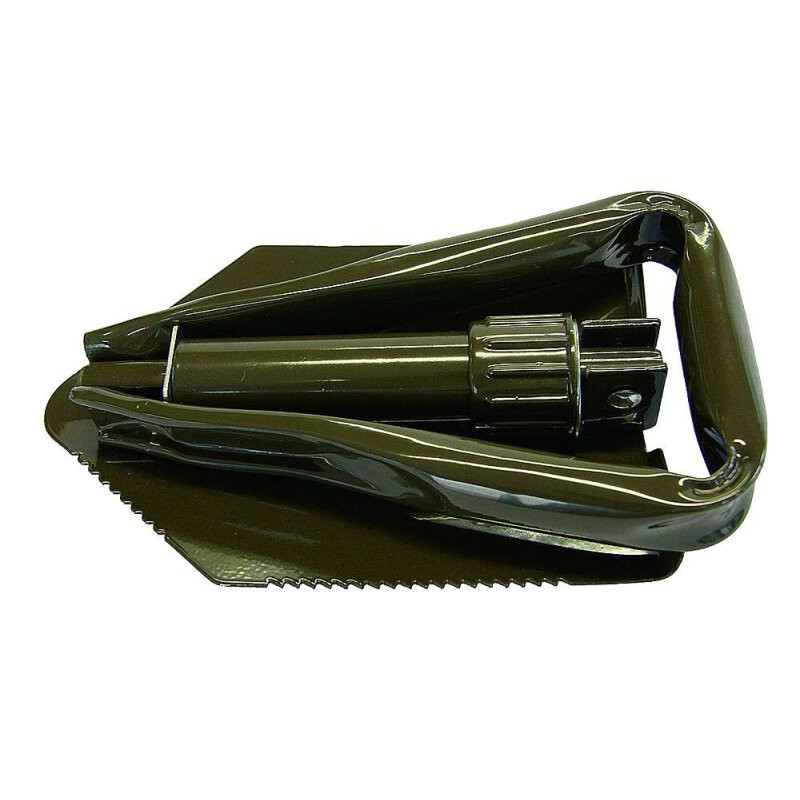 HEUSSER folding shovel with saw