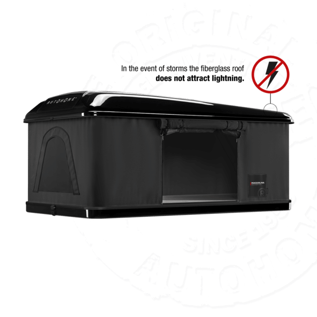 Rooftop tent AUTOHOME Maggiolina Airlander Plus Medium Black Storm