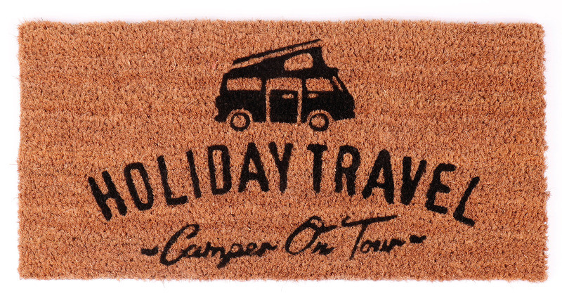 HOLIDAY TRAVEL Kokosmatte mit Aufdruck 50x25 cm