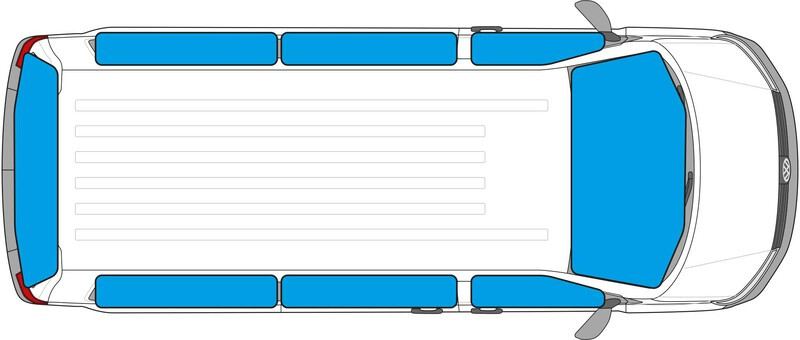 Maxi thermal kit for Ford Custom L2 with double door