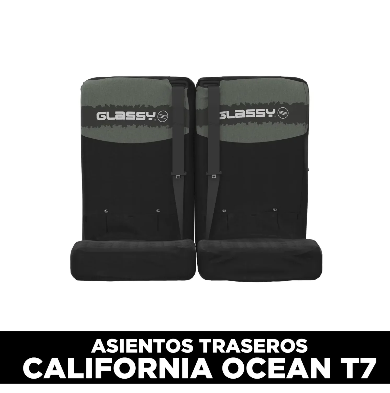 Housse de banquette arrière double GLASSY California Ocean T7 Army