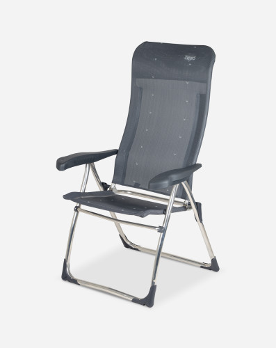 Camping chair CRESPO, grey