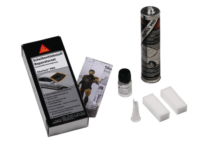 Sika Tack Pro kit - fast adhesive for glass