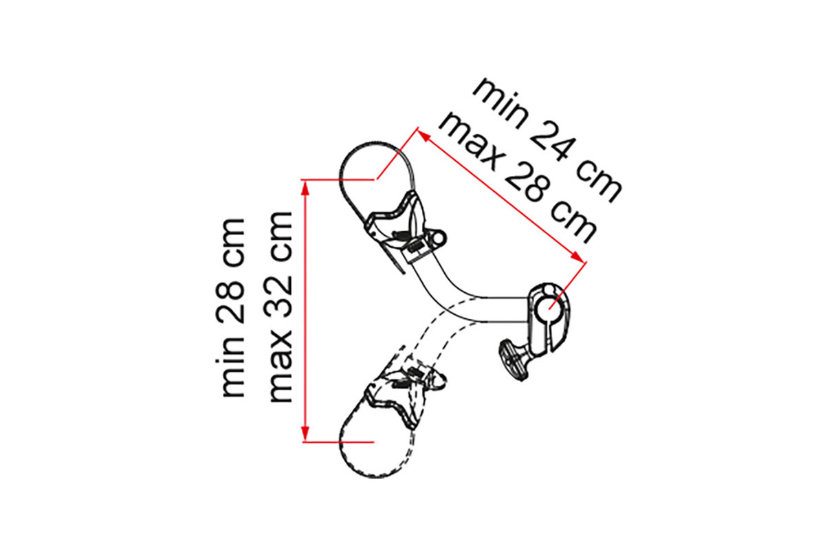 Fahrradbefestigung Bike Block Pro S2