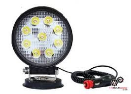 Faro magnético redondo de 9 leds 10-30V