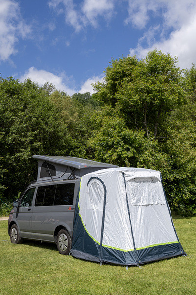 Heckzelt UPGRADE 2 - Speziell für die VW T4, T5 und T6 Heckklappe