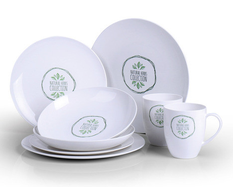 CAMP4 Nature tableware 8 pieces (microwave safe)