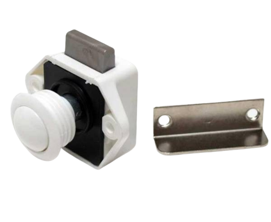 Tancament Push Lock Mini blanc