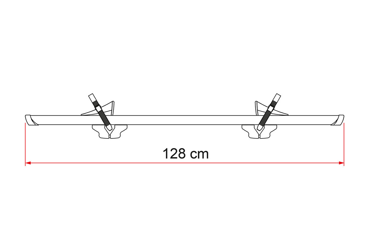 Carry Bike FIAMMA Premium S FAT BIKE rail