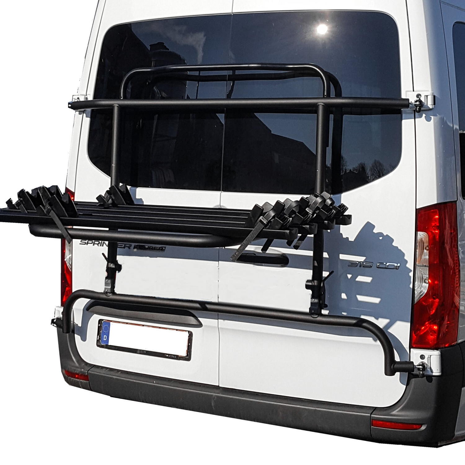 Fahrradträger EUROCARRY für MB Sprinter / VW Crafter 2006-2016