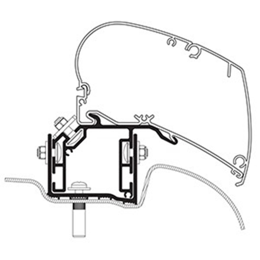 THULE 6300 VW CRAFTER / MAN TGE (2017-...) adapter