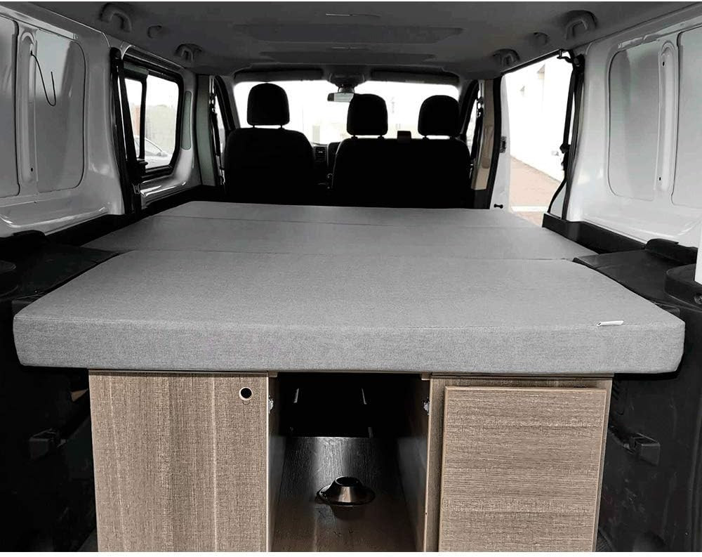 Colchón plegable Viscoelástica para Renault Trafic, Opel Vivaro y Nissan Primastar