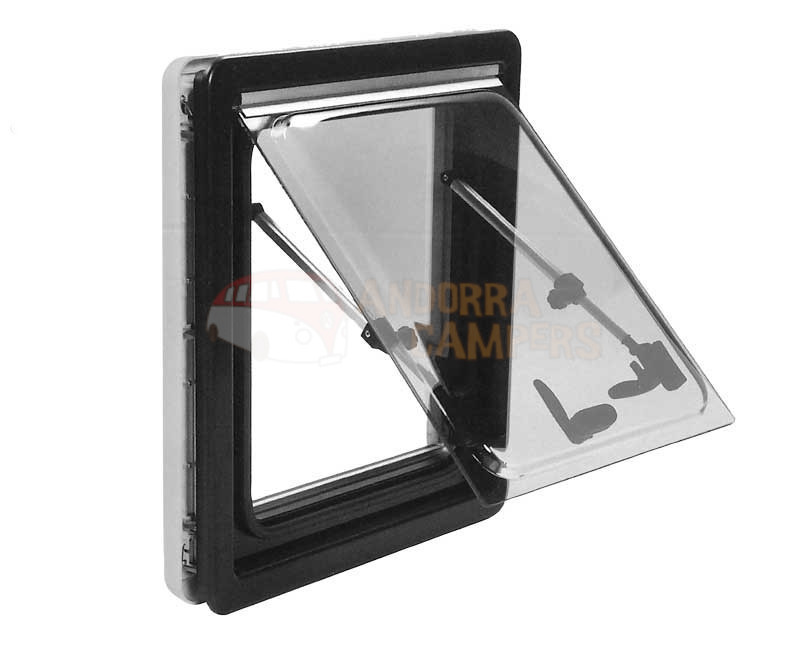 Ventana CARBEST Abatible con oscurecedor y mosquitera