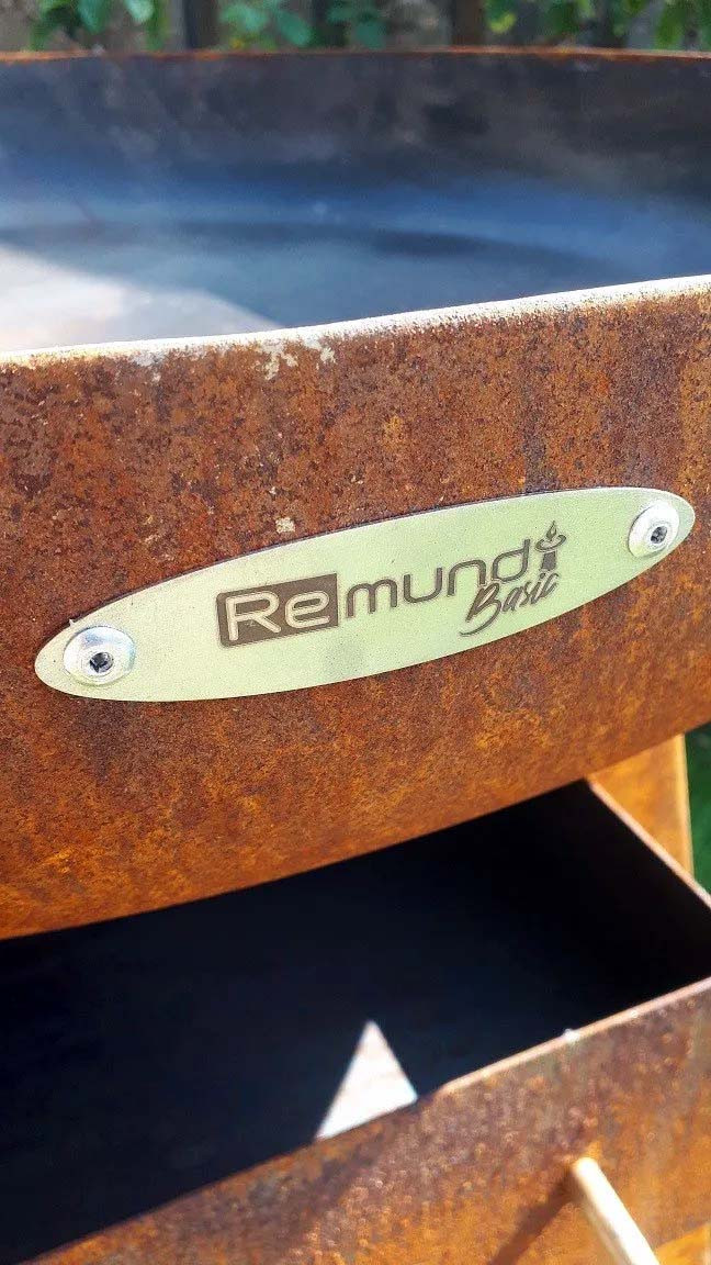 Grill REMUNDI Zelos M Grill, mit Holz oder Kohle für 10 Personen