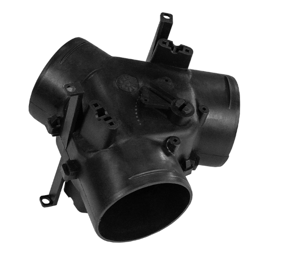 Adaptador en forma de Y con válvula de control