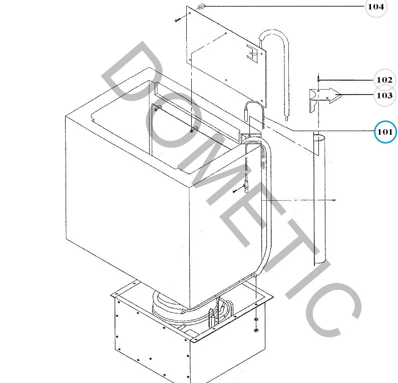 Temperature sensor DOMETIC RC1140/1144 (VW T4 CALIFORNIA)