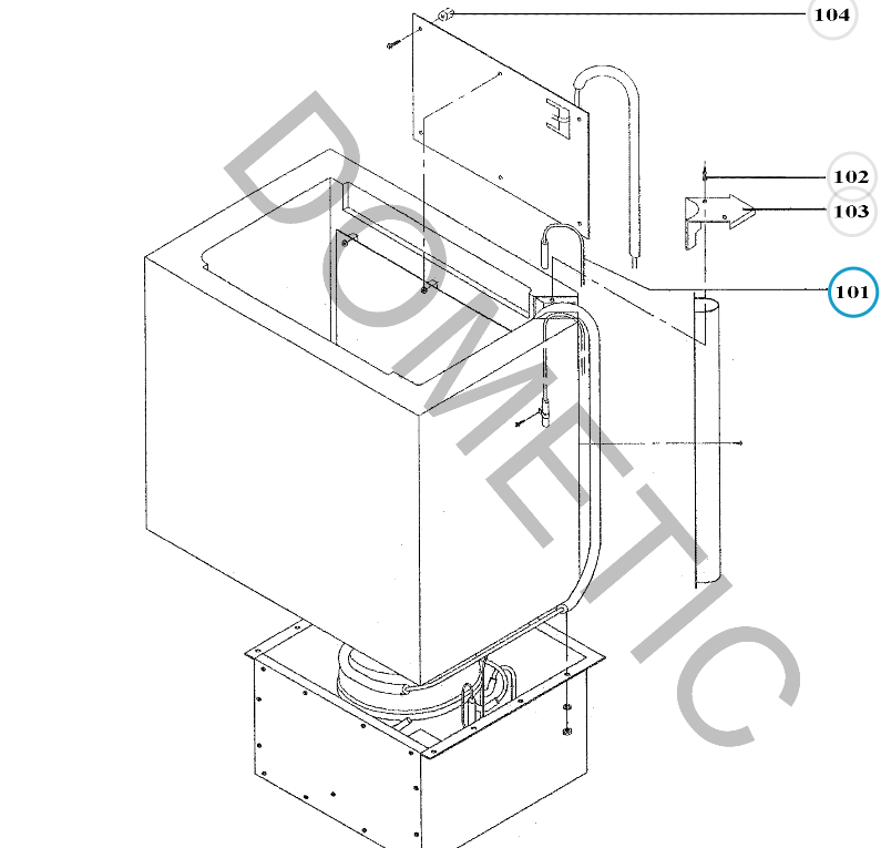 Temperature sensor DOMETIC RC1140/1144 (T4 CALIFORNIA)