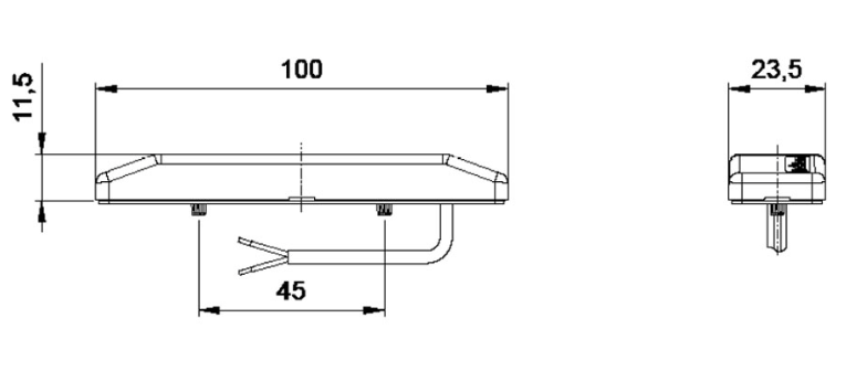 LED Seitenmarkierungsleuchte SMLR 2019