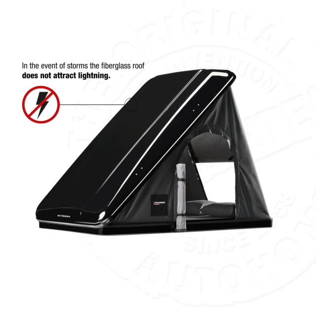 Tente de toit AUTOHOME Columbus Variant Small Black Storm X-Long