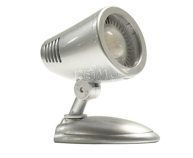 LED-Aufbauspot mit "High Power LED" 1x3,3 Watt, Gehäusefarbe silber