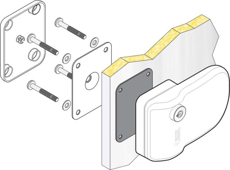 Safe Door FIAMMA 3 pièces