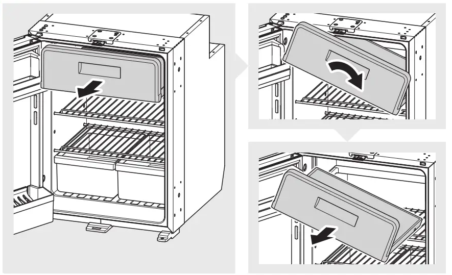 DOMETIC spare part: freezer door for fixed refrigerators