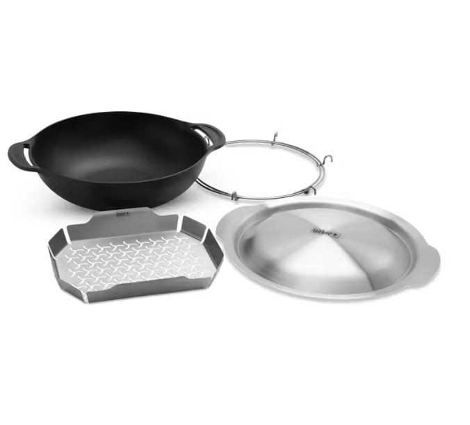 WEBER CRAFTED Wok und Dampfgarer