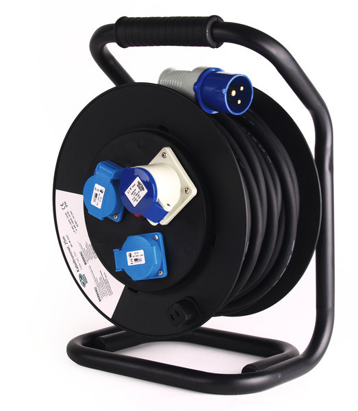 CEE H07 RN-F cable reel 3 x 2.5 mm² - 25m