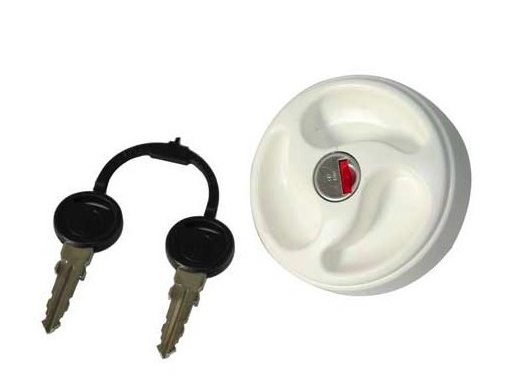 Tap de bocana d'aigua amb clau (negre)