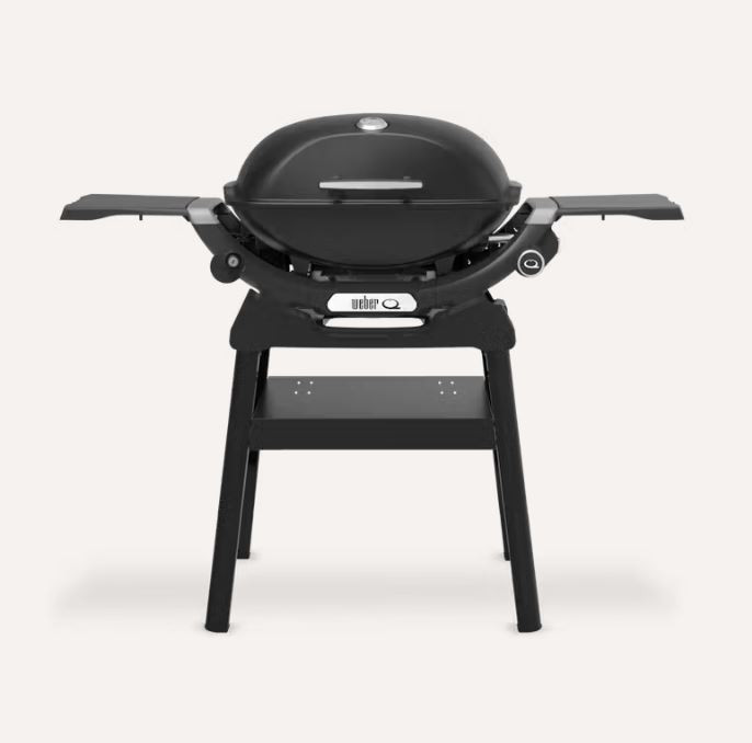 Barbacoa de gas Q2200N amb taules laterals i suport compacte