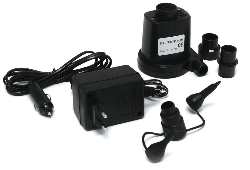 CAMP4 12v air pump with 230v transformer