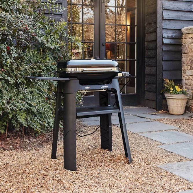 WEBER Lumin electric barbecue with stand
