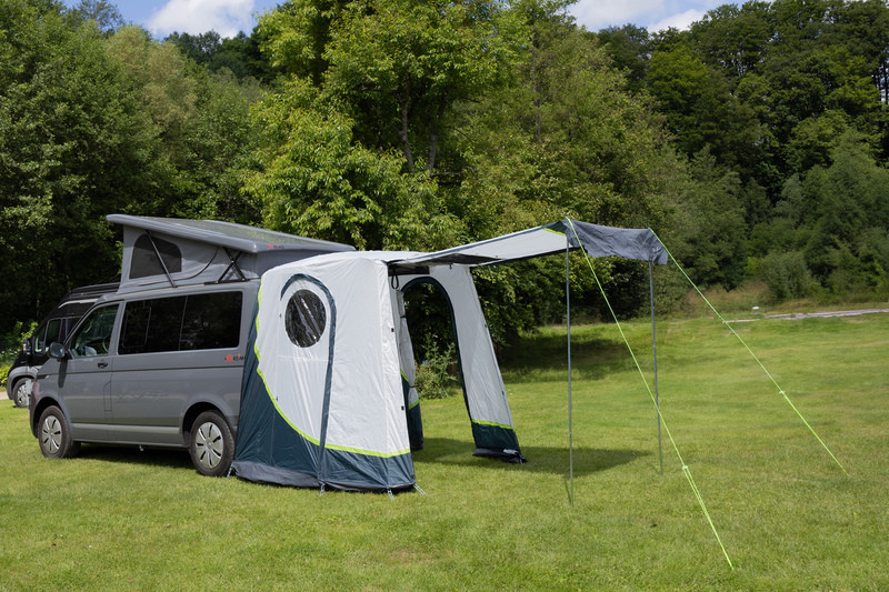 Heckzelt UPGRADE 2 - Speziell für die VW T4, T5 und T6 Heckklappe