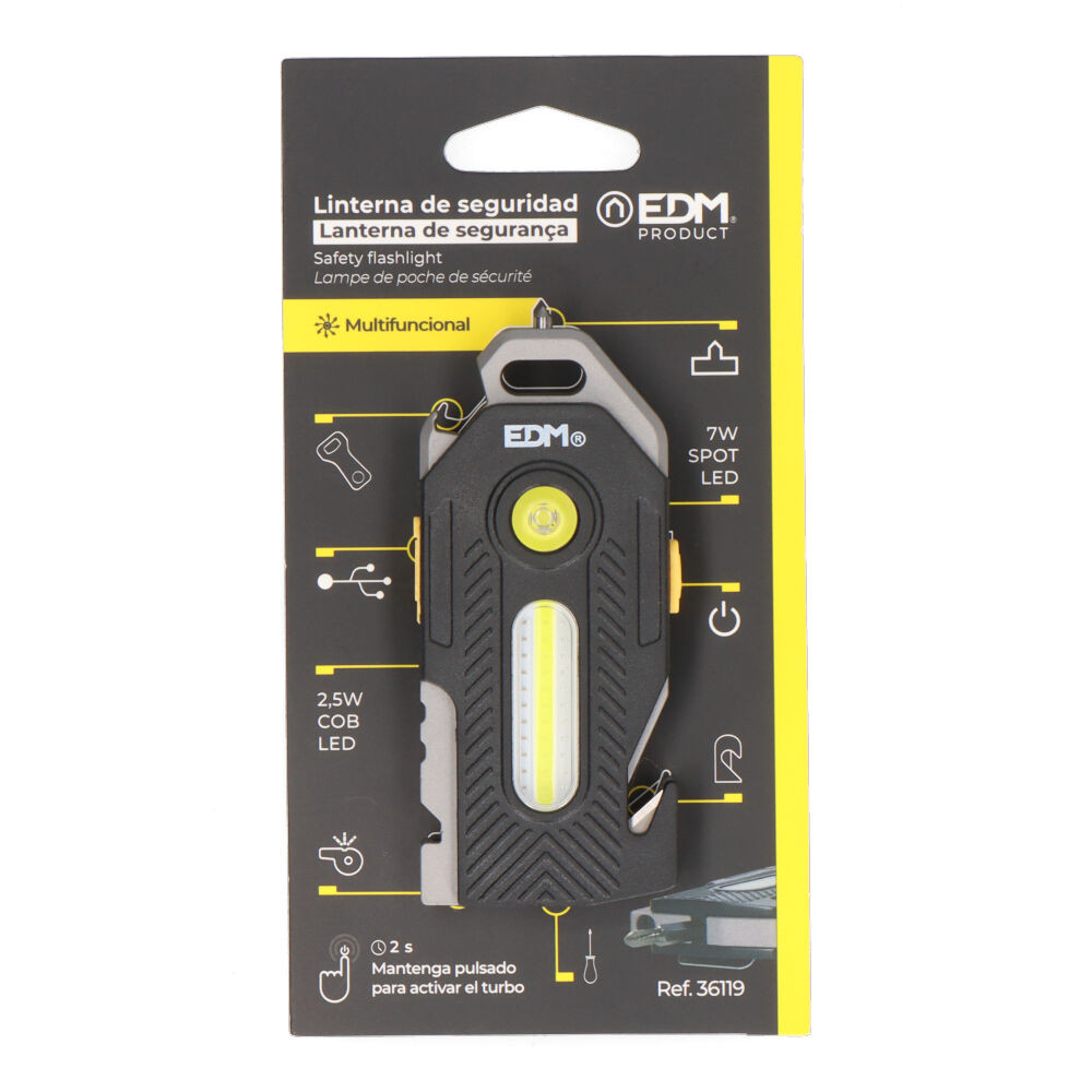 Security Light EDM,6 in 1