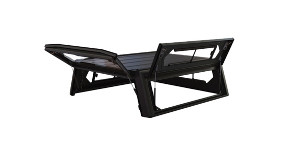 Hardtop ALU-CAB "Contour Next Generation" para Ford Ranger doble cabina a partir de 2023 - aluminio negro sin ventanas laterales