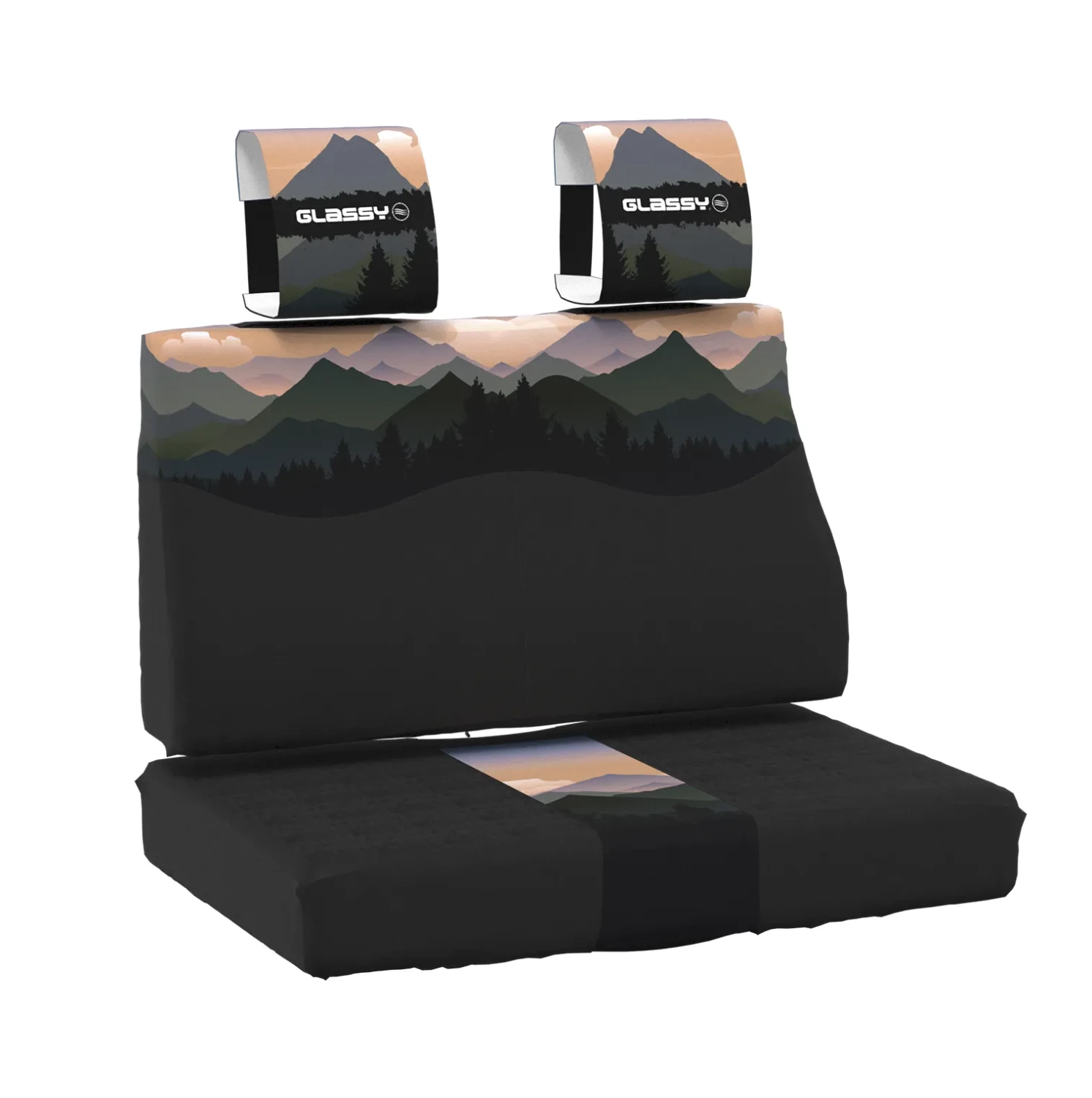 Wasserdichte Abdeckung für Mountain-Doppelrückbank – GLASSY