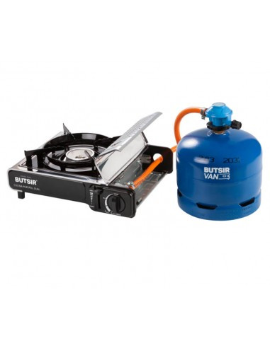 Portable gas cooker MS-2000 Butsir dual