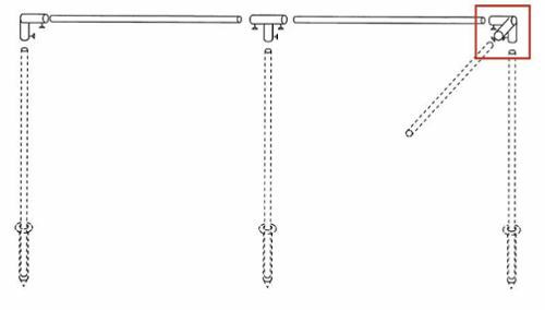 Winkelstück für Avancé-Stützen Ø28 mm