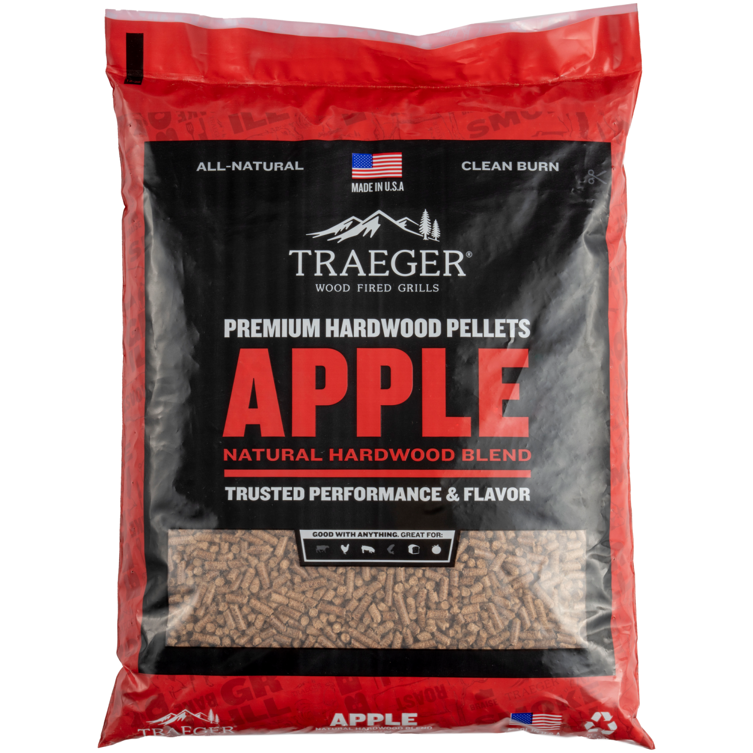 TRAEGER Apfel BBQ Holzpellets