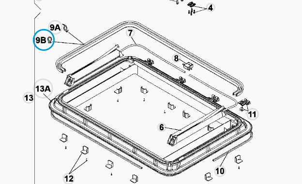 Gummi DOMETIC Heki 1/3/4