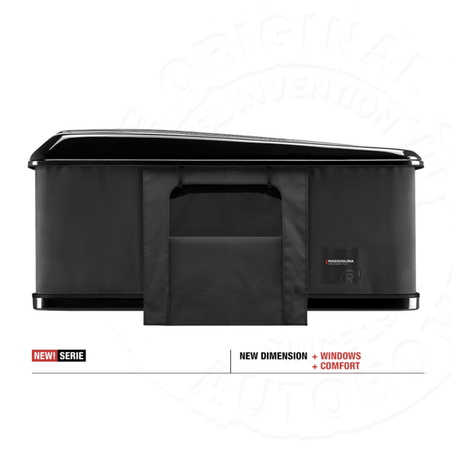 Rooftop tent AUTOHOME Maggiolina Airlander Plus Medium Black Storm