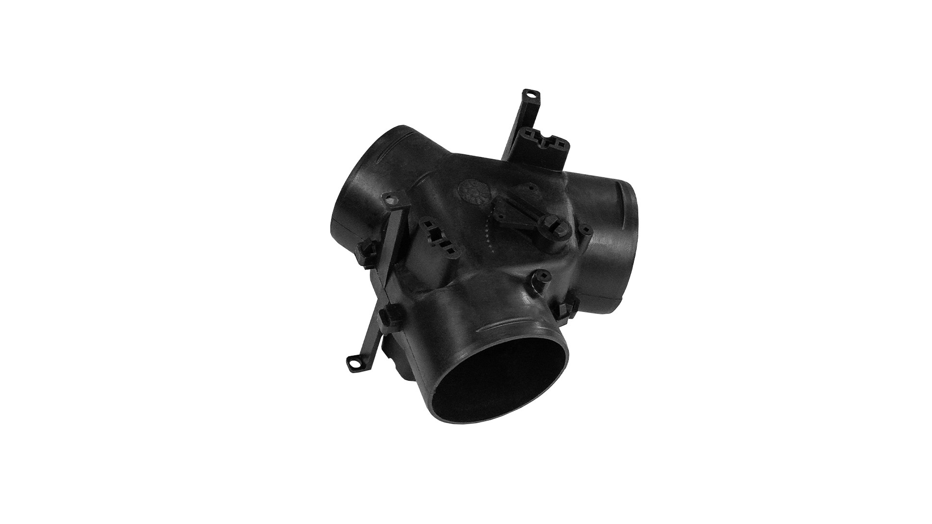 Y-shaped adapter with control valve