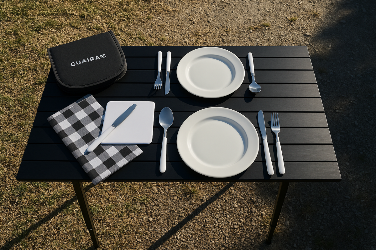 GUAIRA PROJECT cutlery and plate kit