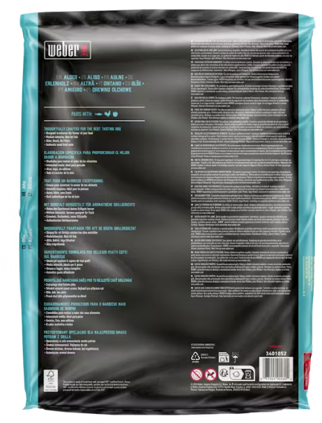 Holzpellets WEBER GRILL Alder 9kg