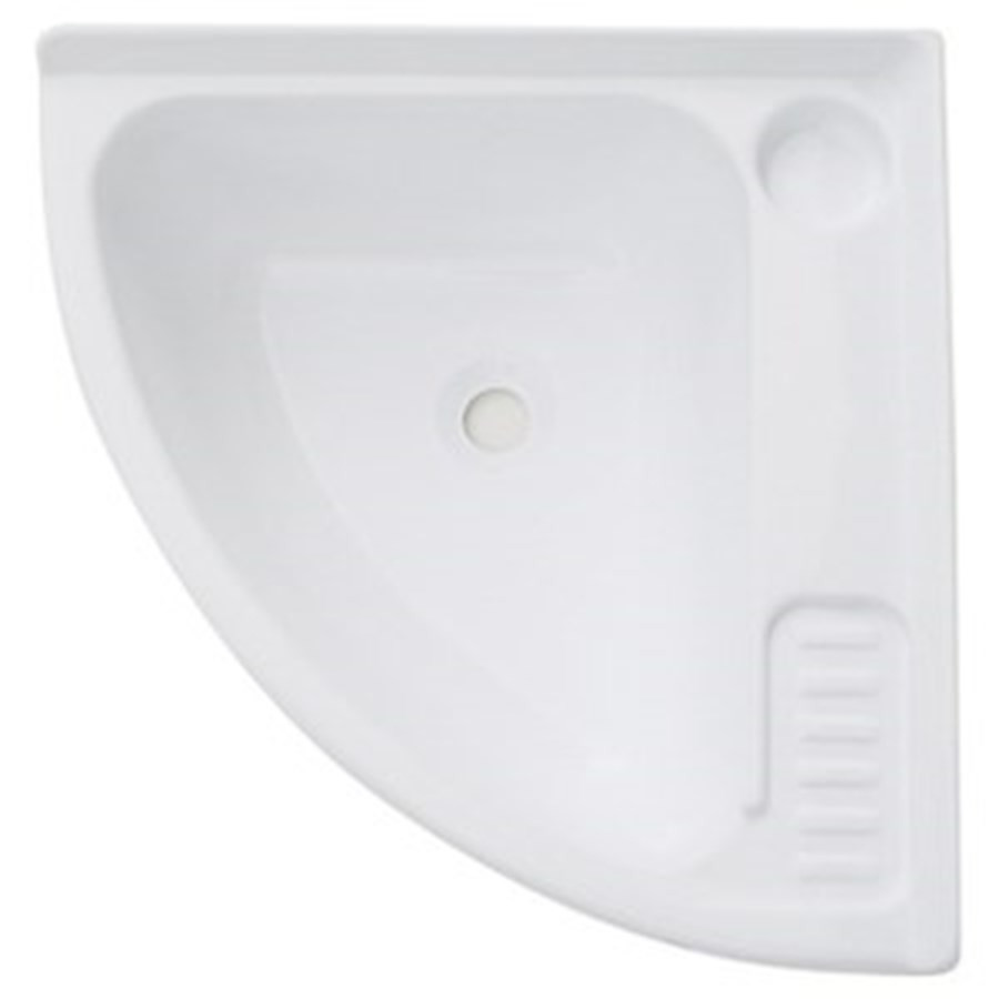 White corner sink 40x40x14,5cm